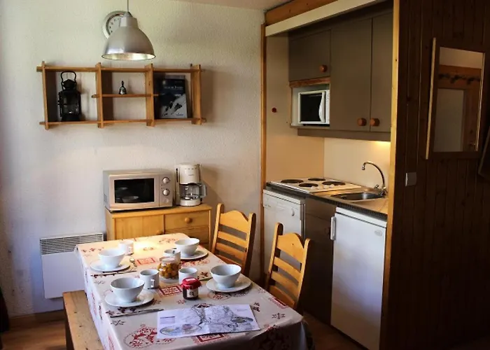 Orciere - 2 Pieces Pour 4 Personnes Avec Balcon Mae-7747 * Val Thorens